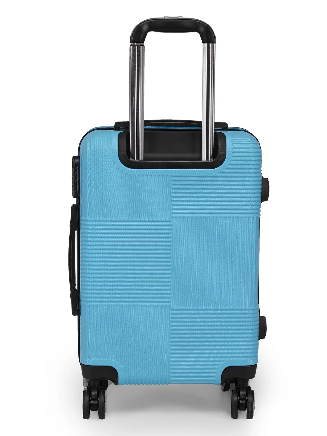 Teakwood Unisex Blue Trolley Bag - Small