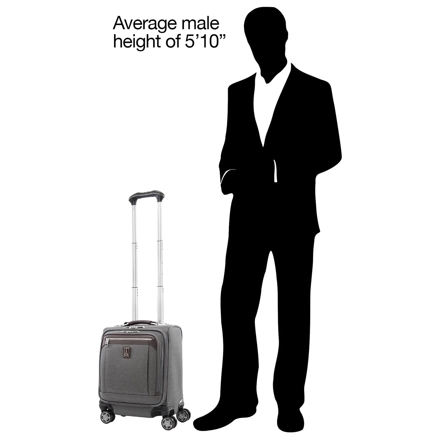 Travelpro Platinum Elite 18.5” Softside Carry-On Spinner Tote - 4091813
