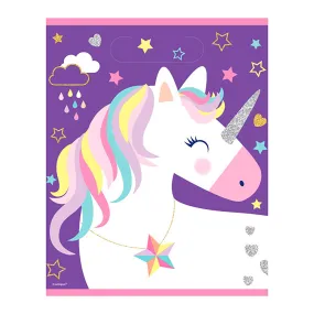 Unicorn Galaxy Birthday Loot Bags, 8 Count