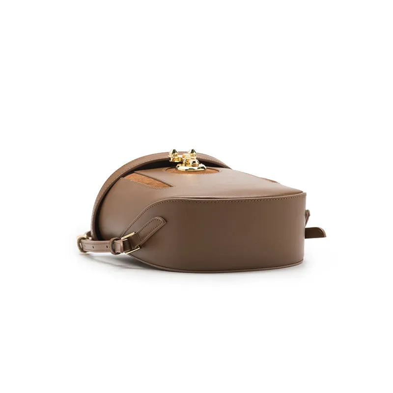 Vintage Leather Backpacks Travelling Bag Unique Backpack Women