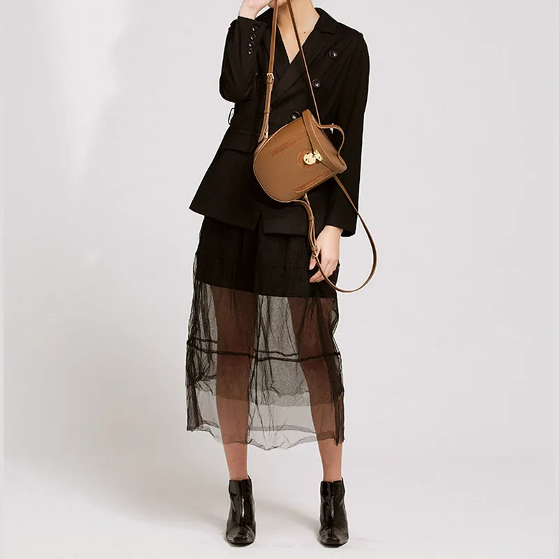 Vintage Leather Backpacks Travelling Bag Unique Backpack Women